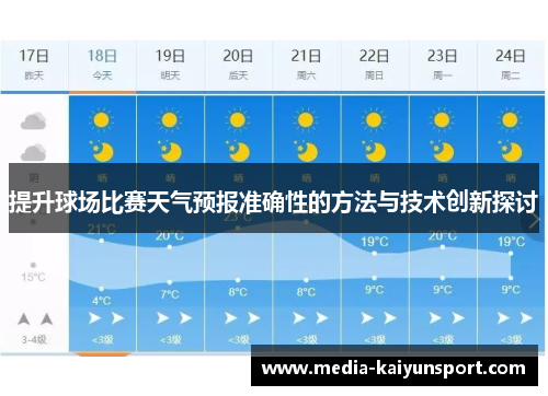 提升球场比赛天气预报准确性的方法与技术创新探讨